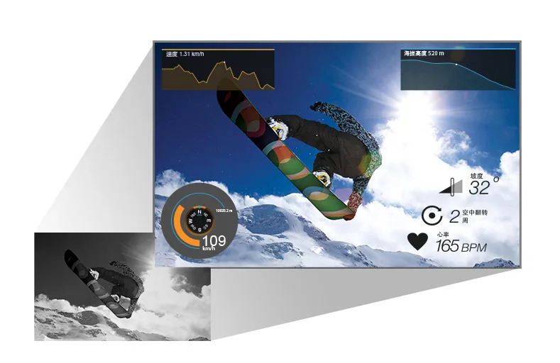 Garmin Jiaming Virb U30 интеллектуальная камера движения 4K камера высокой четкости