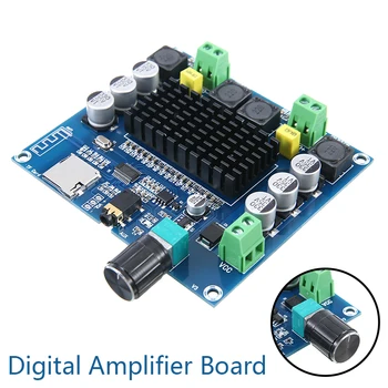 TDA7498 Amplifier Board DC 12-24V 100W*2 Digital Audio Power Amplifier Module Stereo Dual Channel 100W+100W Amplificador 2 dual channel tda2030a amplifier module in ac dc power supply can be pcb empty plate parts products