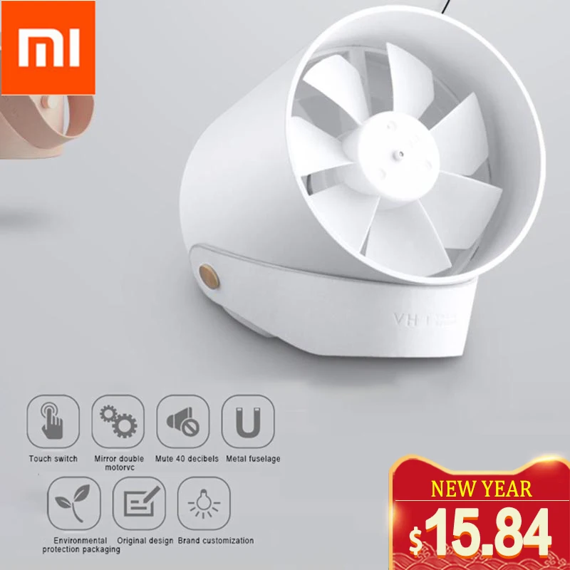 Оригинальный Xiaomi VH мини-вентилятор портативный вентилятор USB Mijia Ультра тихий