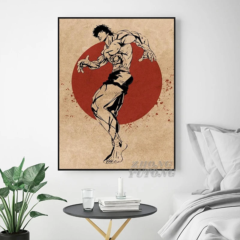Baki Hanma Anime Art Canvas Poster Print Home Decor Painting Wallpaper  Decorative Wall Picture for Living Room - AliExpress