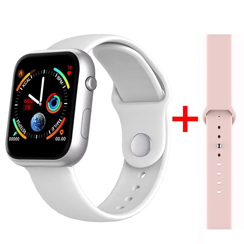 Умные часы Fentorn Series 4, кровяное давление, умные часы для женщин, умные часы для мужчин, Apple IOS, samsung, huawei, Android - Цвет: silver white pink