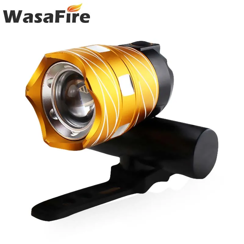 Front Light 15000лм T6 светодиодный велосипедный светильник, Головной фонарь, фонарь с USB перезаряжаемой встроенной батареей, подарок luz bicicleta, велосипедный светильник - Цвет: Front Light