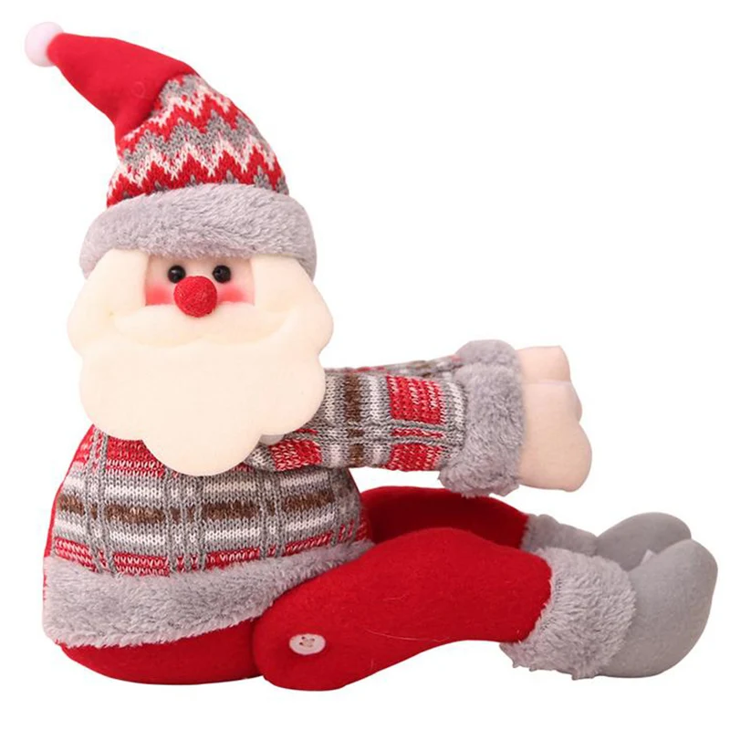 

Christmas Curtain Buckle Christmas Home Decorations Santa Claus Snowman Window Ornament Decor Supplies Festival Kids Gifts