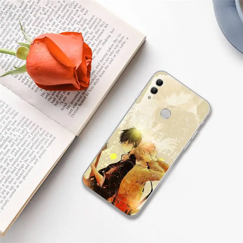 Anime Nhật Bản Cho đen Mềm Mại Ốp Lưng Điện thoại Huawei Honor xem 7a5.45inch 7c5.7inch 8x 8A 8C 9 9x10 20 10i 20i Lite Pro