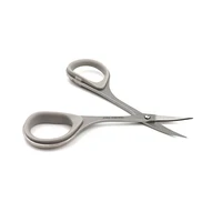 Professional Eyebrow Scissors Trimmer Straight Head and Curved Head for Volume Eyelash Extension High Quality Makeup Tool 1