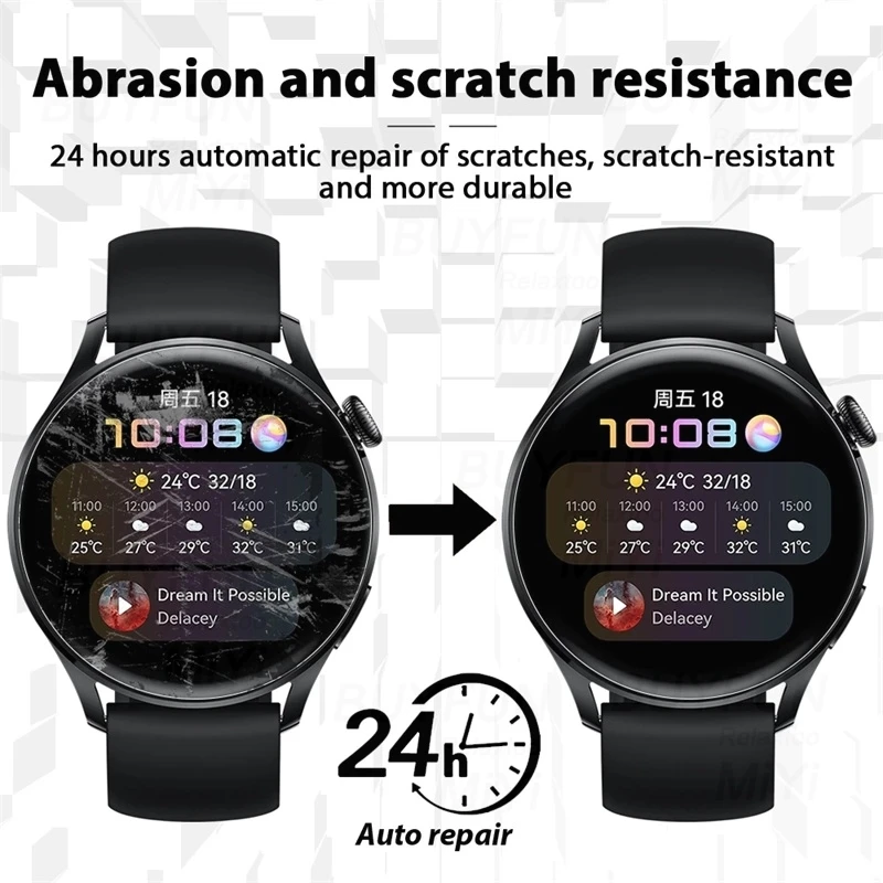Watch Screen Protector 3-12PCS 9D Curved Hydrogel Film for Huawei Watch GT 3 Pro Smartwatch Not Glass Hauwei GT2 Pro 42MM GT 46MM GT2E