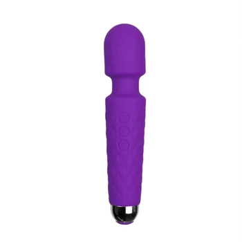 

Magic Wand Massage Wand Massager With 20 Different Vibration Modes And 8 Speeds Purple