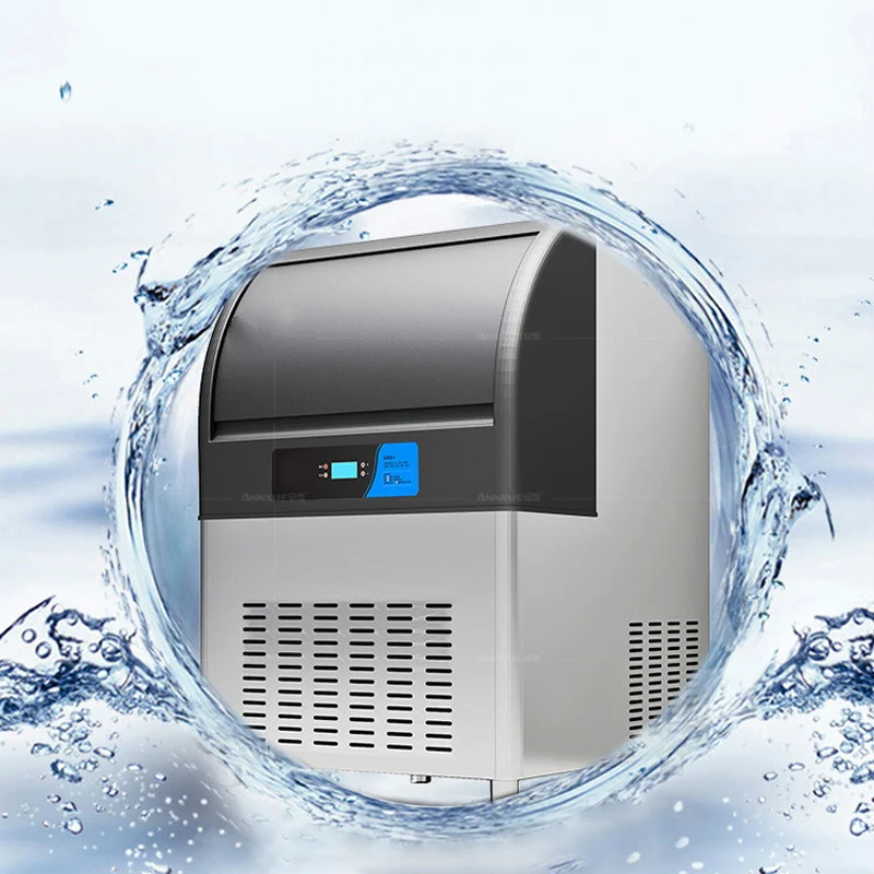 

220v automatic ice making machine 90 kg commercial or household for bar coffee milk tea shop electric cube ice maker machine