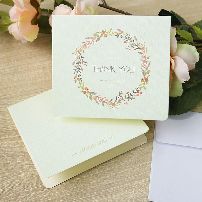 5 шт. бумажные конверты с надписью Thank You | Канцтовары для офиса и дома