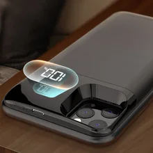 5500 мАч для IPhone 11 чехол для зарядного устройства портативный внешний аккумулятор для iPhone 11 чехол для зарядного устройства