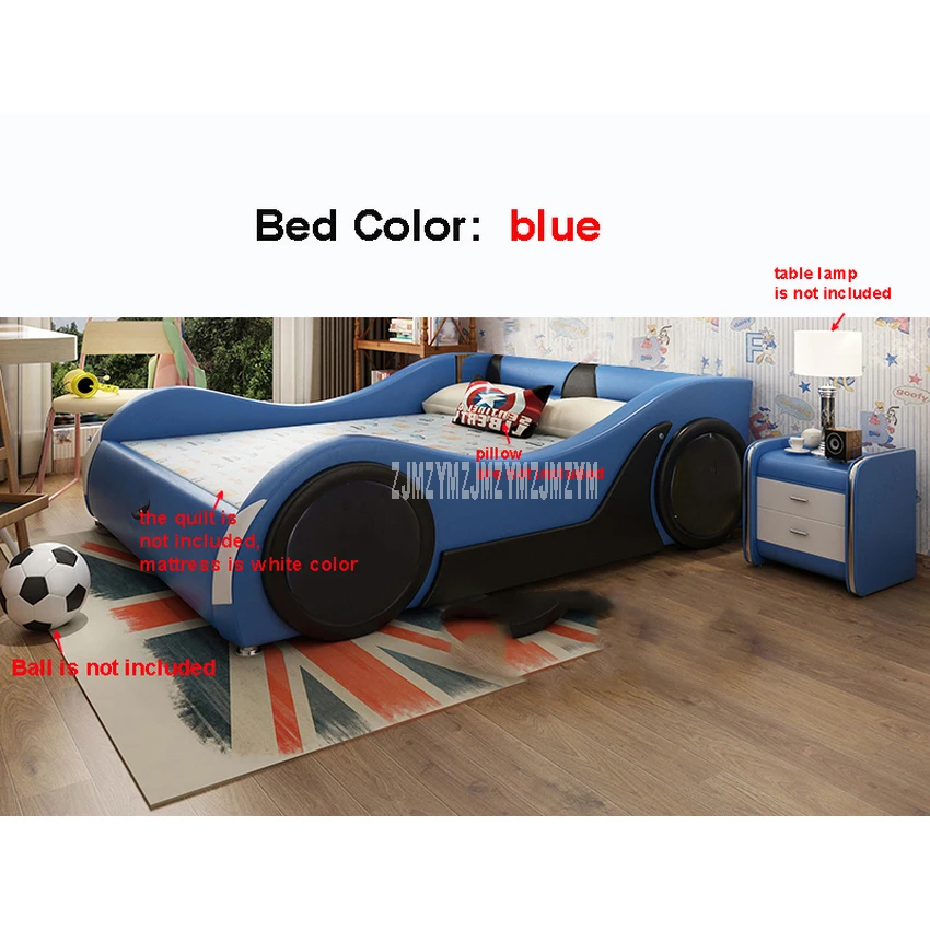 Cute 1.2m/1.5m/1.8m Car Design Children Bed With Mattress Bedside Cabinet Home Bed Child Bedroom Furniture Solid Wood Leather Cute 1.2m/1.5m/1.8m Car Design Children Bed With Mattress Bedside Cabinet Home Bed Child Bedroom Furniture Solid Wood Leather