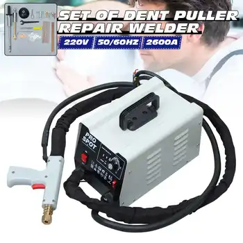 Buy 220V 2600AMP Repair Welders Set Welding Equipment Vehicle Panel Spot Puller Dent Spotter Stud Active Portable Spot Welders