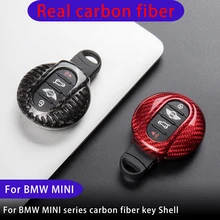 Nadaje się do BMW MINI kluczyk Shell BMW F54 F55 F56 F57 F60 etui na klucze zmodyfikowany pokrowiec z włókna węglowego tanie tanio FIT CLUB CN (pochodzenie)