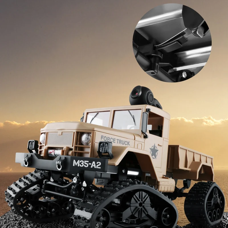 Fy001 1/16 2 4G полноприводный Радиоуправляемый автомобиль 720P МП камера Wifi Fpv матовый