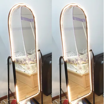 

5M Tocador con espejo Makeup Mirror Light String USB 5V Dressing Table Bathroom Lamp Tape Led Vanity Mirror Make Up Light Strip