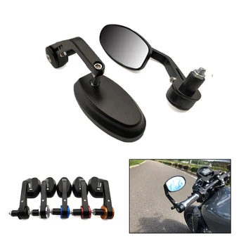 

Universal Motorcycle 7/8" 22mm Rear View Handle End Side Rearview Mirrors For Honda Hornet CB600 CBR600 F2 F3 F4 F4i NC700 S X