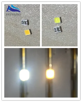 

100pcs 0.2W SMD 2835 LED Lamp Bead 20-25lm White/Warm White SMD LED Beads LED Chip DC3.0-3.6V for All Kinds of LED Light