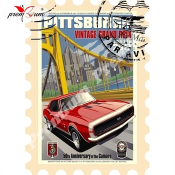 

Fridge magnet souvenir Grand Prix Репринт винтажного постера