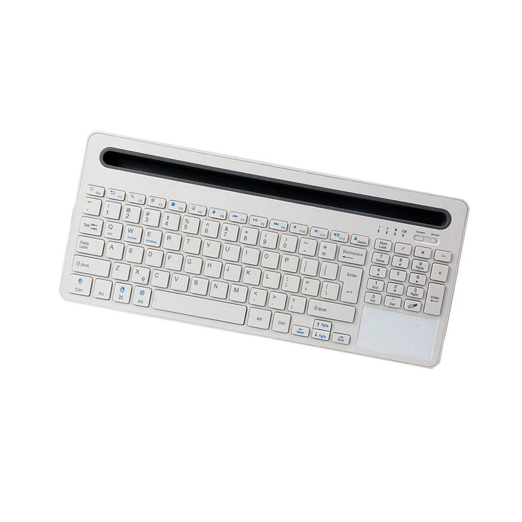 Travel Business Portable Wireless Bluetooth Keyboard with Touchpad for Apple iPhone Samsung Xiaomi Phone Laptop Tablet Keyboard