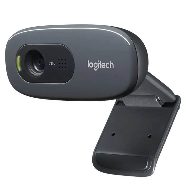 Goede Logitech C270 C270 Webcam 720 P Hd Breedbeeld Ingebouwde Microfoon Web Camera Voor Pc Desktop Laptop Web Chat Camera originele