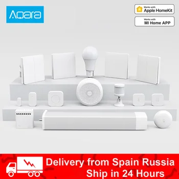 

Aqara Smart Home kits Gateway 3 Hub Camera Wall Wireless Switch Door Window Sensor doorbell wireless relay module for mihome APP