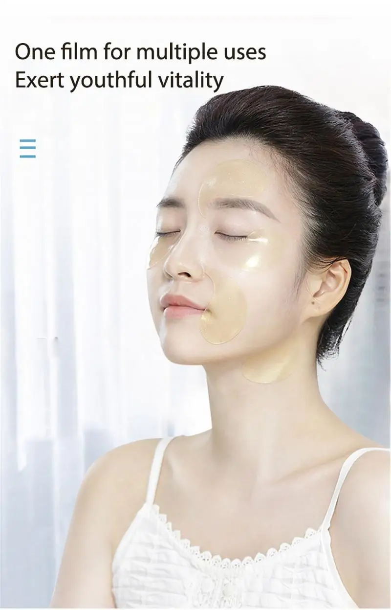60pcs Ice Chrysanthemum Golden Collagen Eye Mask Anti Wrinkle Gel Sleep Eye Patches Remover Dark Circle Eye Mask Skin Care TSLM1
