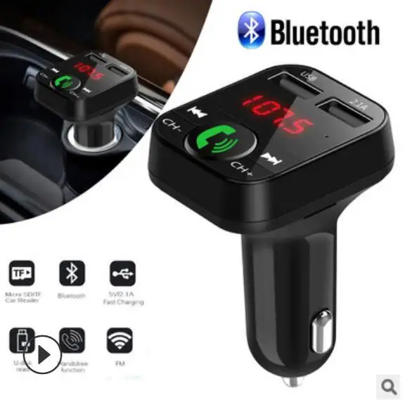 Автомобильный комплект громкой связи Bluetooth MP3-плеер USB зарядное устройство для