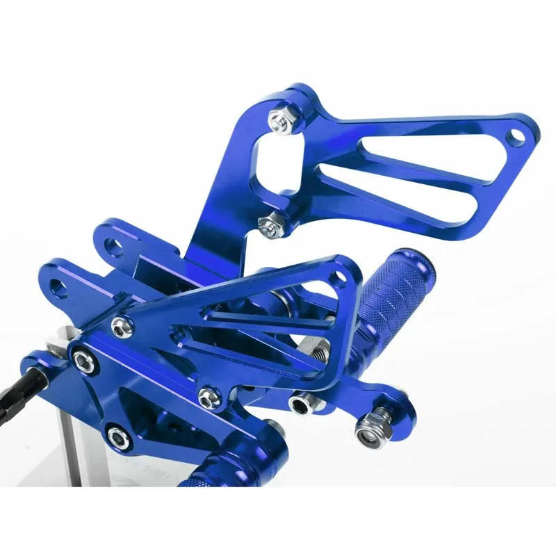 SMOK педаль мотоцикла для Honda CBR1000RR 2004 2005 2006 2007 алюминиевый сплав Rearset подножки черный Золотой Серебряный Синий