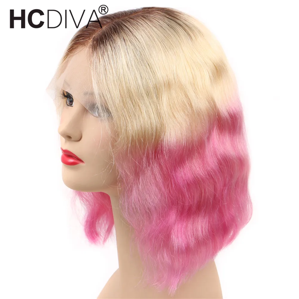 Парики из цветных человеческих волос 1B/613/красный парик из натуральных волнистых волос 13*4 бразильские волосы Remy для женщин