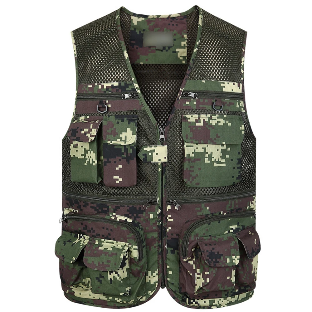 

Polyester Fishing Vest Outdoor Hiking Quick drying Waistcoat Adjustable