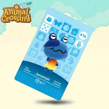 

076 Jeremiah Animal Crossing Card Amiibo Cards Work for Switch NS 3DS Games