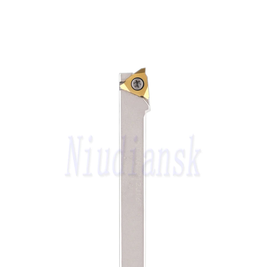 1pc KTTXR1212J16N Thread Turning Tool Arbor CNC Lathe Tools Spring Steel Anti-vibration Bar KTTXR External Threading Tool Holder