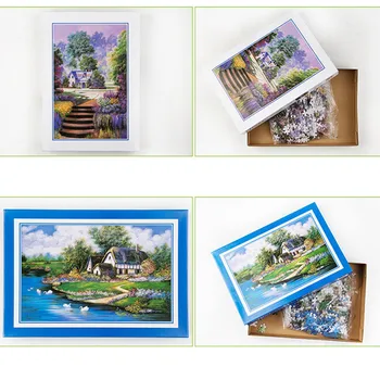

Adult DIY Landscape Pattern Picture Jigsaws Puzzle Home Game 1000 Pieces Increase Cognitive Skills train Judgment Patience