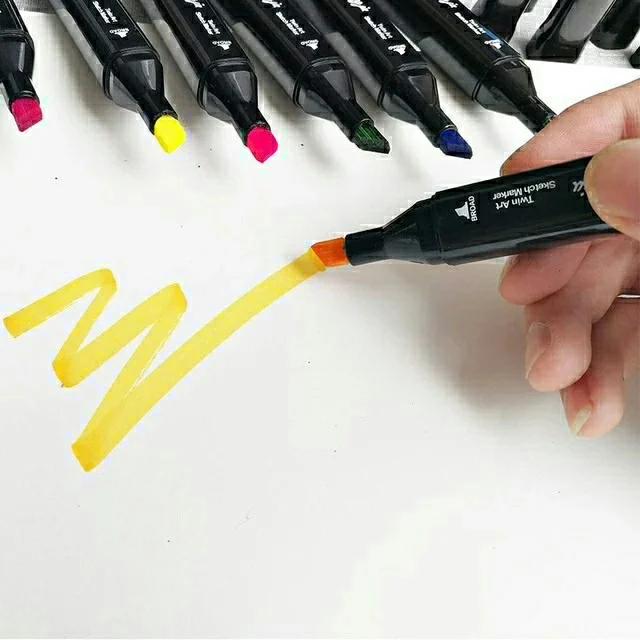 Set of two-sided markers touch lecai (48 colors)