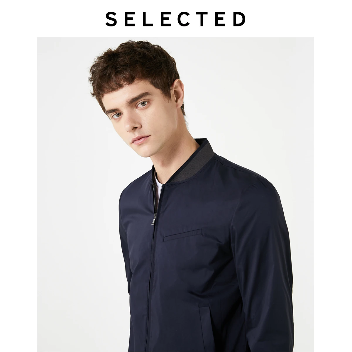 Мужская бейсбольная куртка с воротником на осень Новый светильник Повседневная