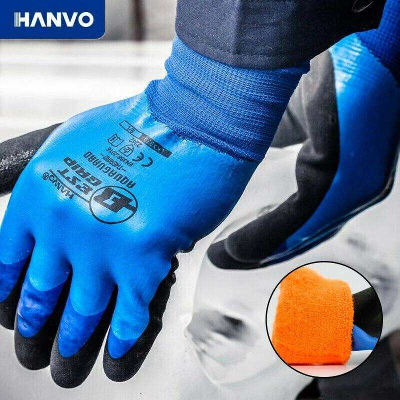 Guantes Térmicos pesca a prueba de frío, protección anticongelante, ideal para deportes al aire a prueba de viento y hasta 30 grados|Guantes de seguridad| - AliExpress