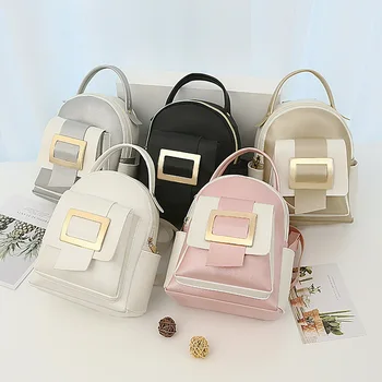 

Fashion Women Backpack Delicate Young Girls Outdoor Street Backpack Mini Bag Casual Korean Style Female Backpack