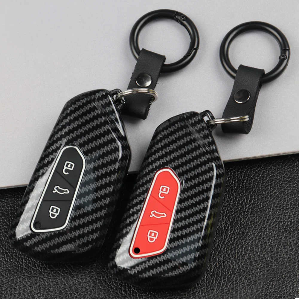 Чехол для автомобильного ключа VW Volkswagen Golf 8 MK8 ID.3 ID.4 Skoda Octavia A8 Seat Leon MK4 Cupra Formentor Tarraco