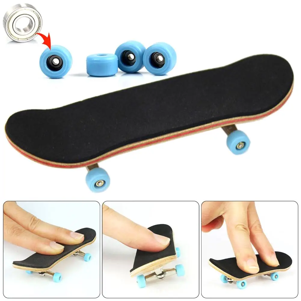 

Mini Wood Deck Finger Skateboard Fingerboard Children Kids Classic Desk Stress Relief Toys