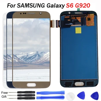 

G920f lcd For SAMSUNG GALAXY S6 G920 G920F LCD Display Touch Screen Digitizer Assembly TFT LCD Screen For Samsung S6 Display LCD