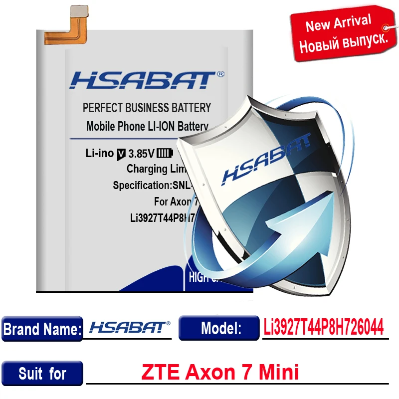 HSABAT Li3927T44P8H726044 3850mAh Battery for ZTE Axon 7 Mini 5.2 Inch