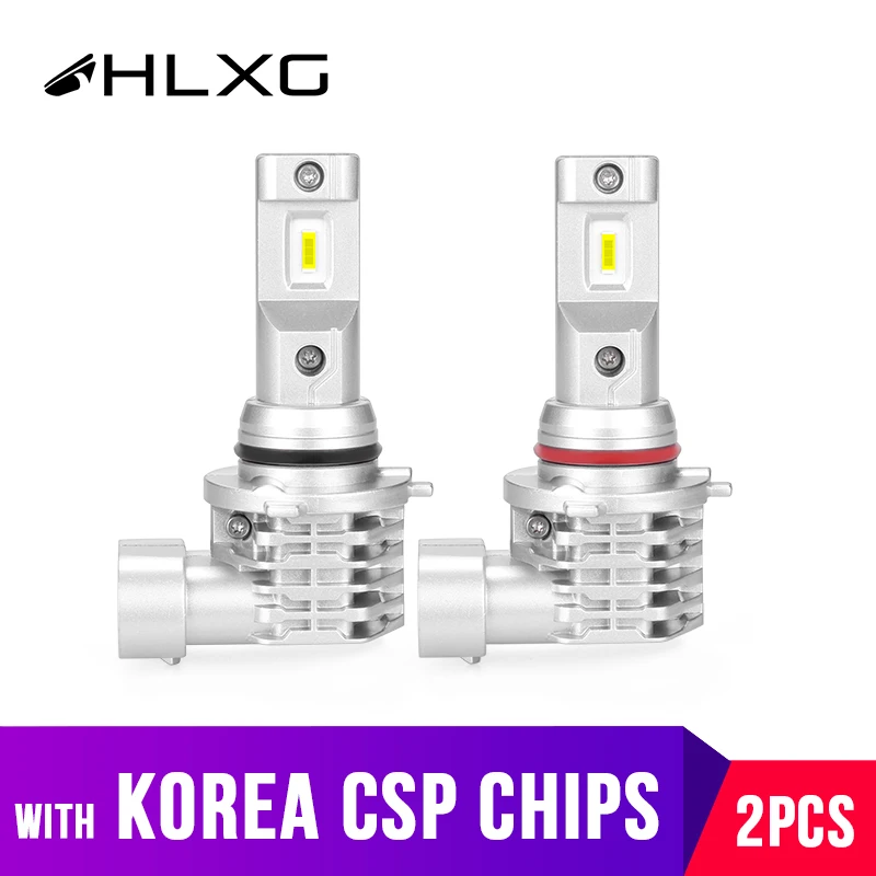 HLXG Mini h4 led H7 9005 HB3 9006 HB4 H11 CSP автомобильные лампы для автомобильных противотуманных