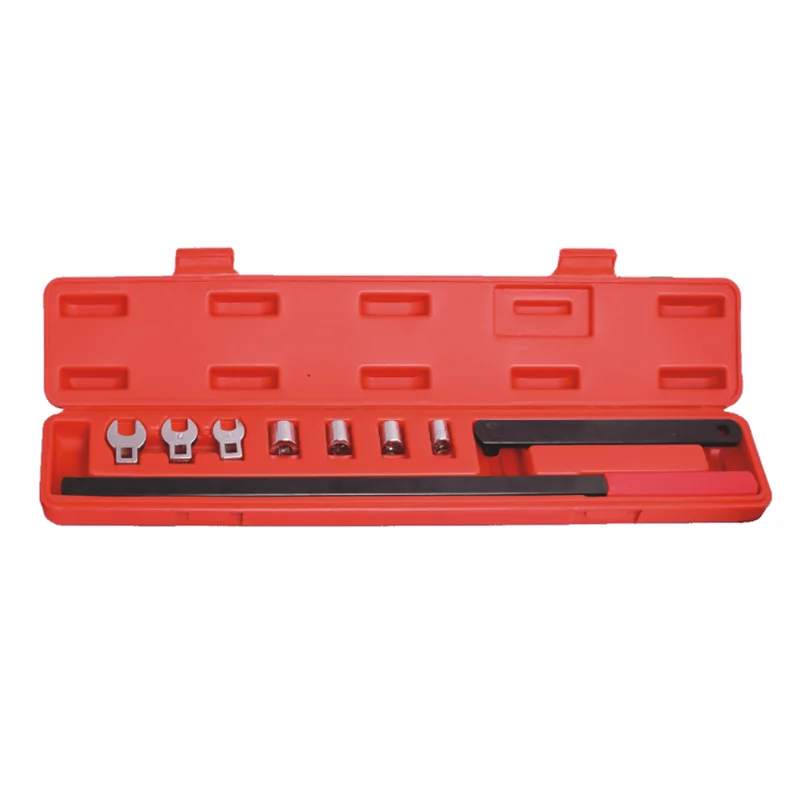 

9PCS Ratcheting Wrench Serpentine Belt Tool Kit Car Repair Tool Automotive Repair Set Sockets