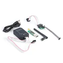 Cc2531 emulador de zigbee cc-depurador programador usb sniffer cc-depurador com antena bluetooth módulo conector cabo downloader