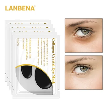 

1/5pcs LANBENA 24K Gold Collagen Eye Mask Anti-Aging Dark Circles Acne Beauty Patches For Eye Skin Care