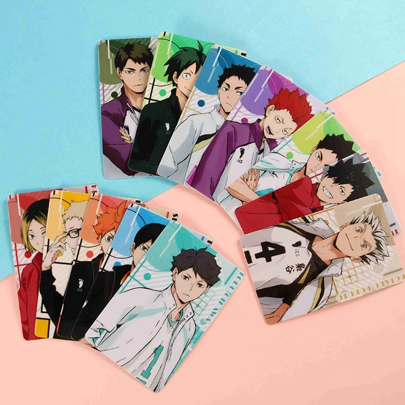 1 шт. Японское Аниме Haikyuu! Наклейки для карт с фигурками наклейки интегральной