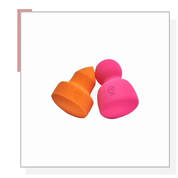 

Miss Gorgeous 2pcs Makeup Sponge Set Cosmetic Puff Women Beauty Belleza Foundation Concealer Make Up Sponge Tools Orange Pink