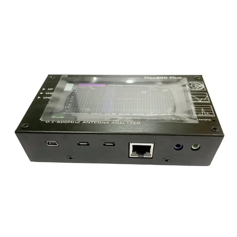 Горячая Max600 Plus HF/VHF/UHF 0,1-600 МГц антенна векторный анализ сети Многофункциональный анализатор Анализаторы спектра