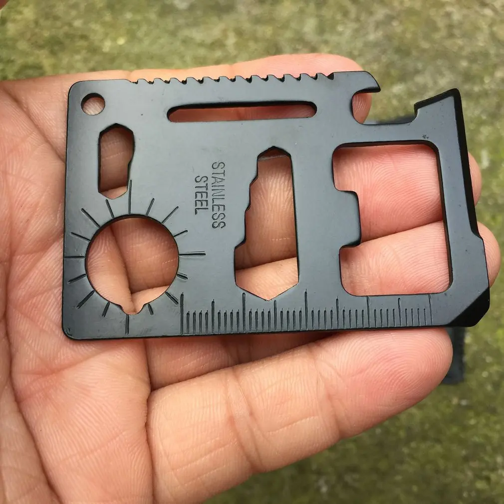 

Multifunction Swiss Knife for Outdoor Camping Survival hunting Military Credit Card Knife SOS Pocket Army Knife Tools