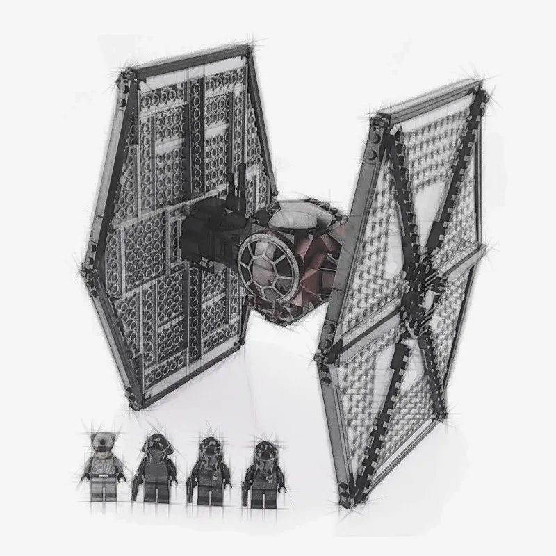 Fit Star Series Wars 75211, имперские фигурки истребителя галстука, 75101, сделай сам, развивающие строительные блоки, игрушки для детей, подарки, Bela 10900